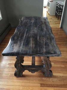 rustic table done