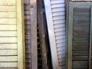 shutters at salvage place