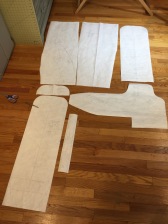 Emmaljunga seat pattern pieces